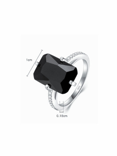 Black Crystal prsteň