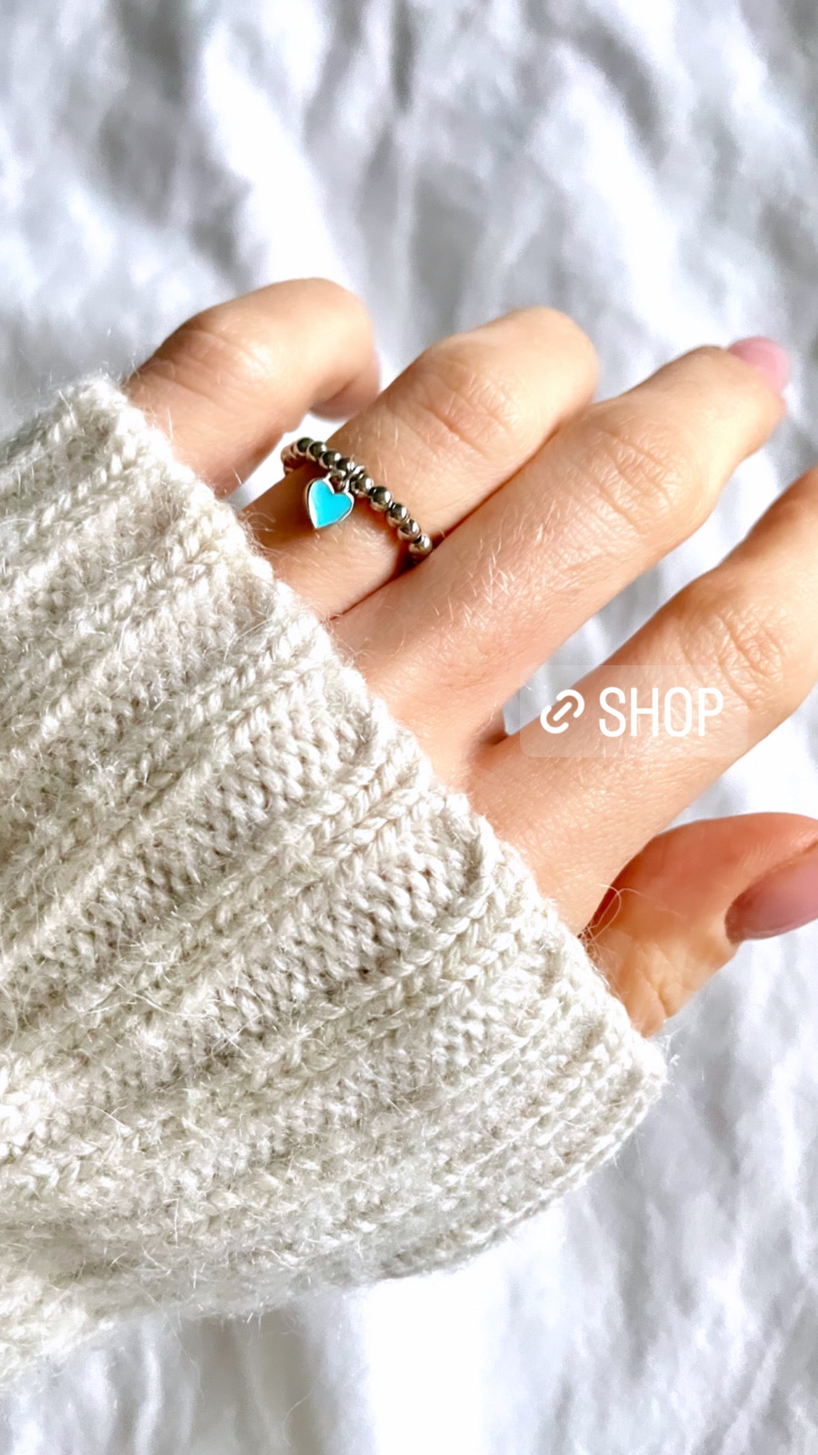 Tiffany blue pršten - Sterling Silver