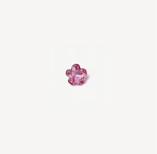 Pink crystal flower