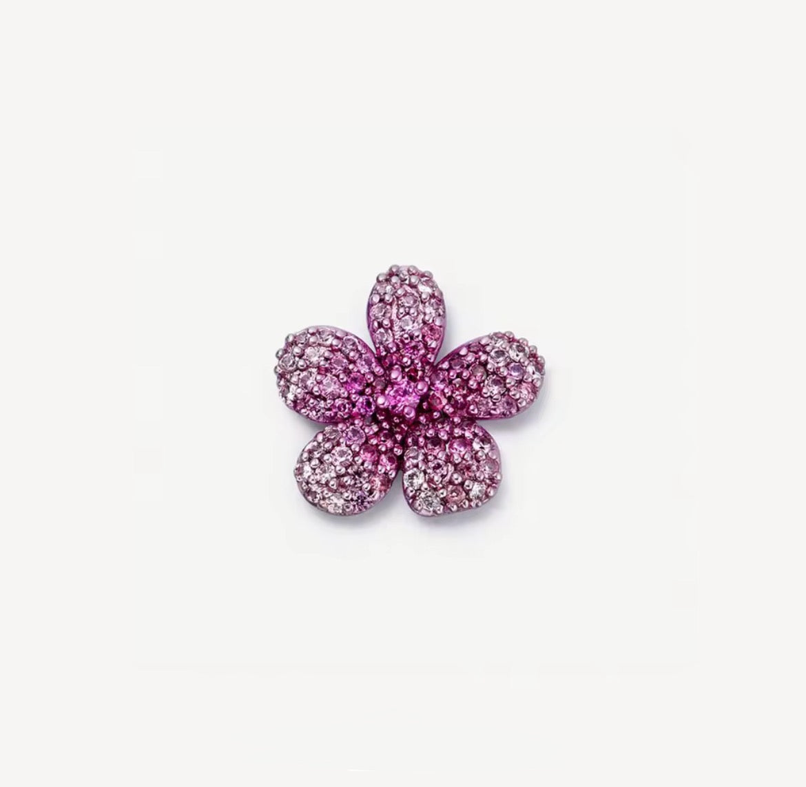 Pink crystal flower