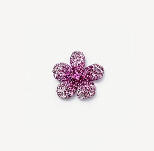 Pink crystal flower