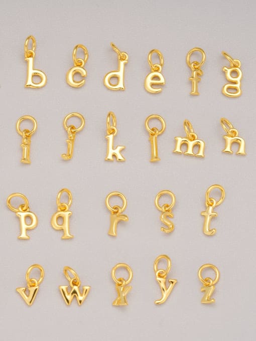 Letter medallion